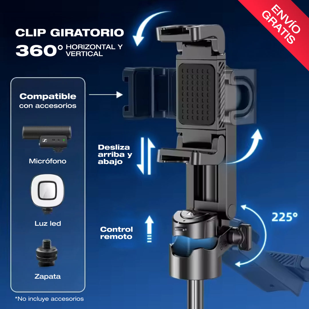 Mini Trípode con Luz LED